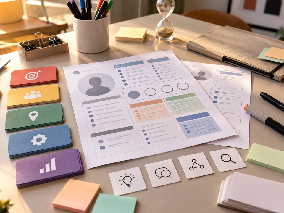 outils d'évaluation présenter sur un bureau et résultats d'un test de positionnement individualisé